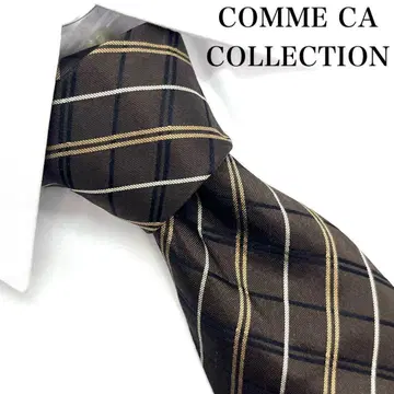 [ 새상품급 ] COMME CA 체크 넥타이 남성용 수트 비즈니스