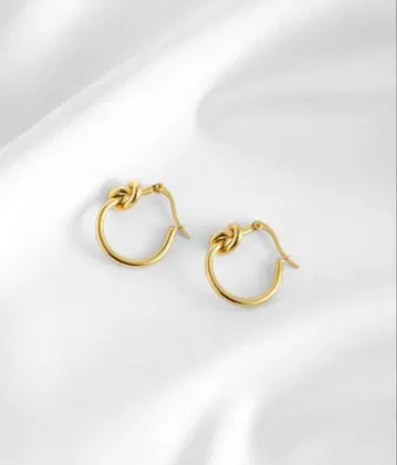 GLUCK knot pierce 골드