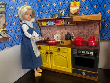 네덜란드판 신디짱 플뢰르 주방 세트 귀여운! 인형의 집 1/6