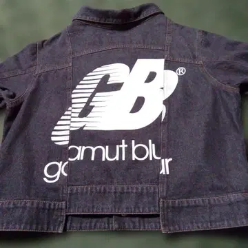 snidel 다크 데님 자켓 로고 프린트