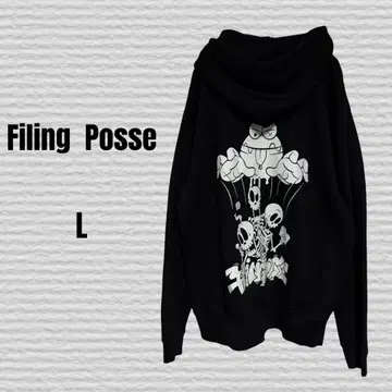 [ Filing Posse ] 히프노시스 마이크 후드티 풀오버 L