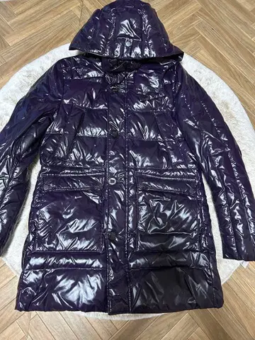 y2k 그런지 퍼플 보라색 다운 헤이세이 광택