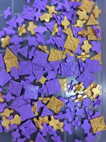 LaQ 라벤더 100피스 골드 50피스