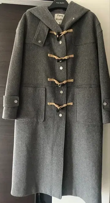 [ 중고 ] Fano Studios 더플 코트 그레이