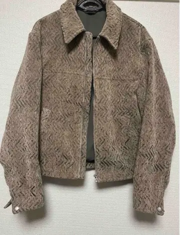 ZARA 텍스처 자켓 쇼트 기장 S 블루종