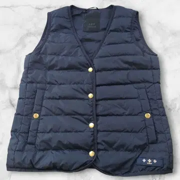 TATRAS 퀼팅 다운 베스트 사이즈 01 라이너 골드 버튼