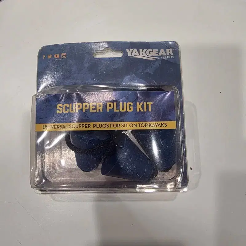 YakGear 카약 스쿠퍼 플러그 새제품