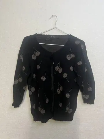 핑크하우스 체리 가디건