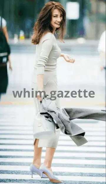 미사용 새상품급 Whim Gazette 리브 니트 셋업