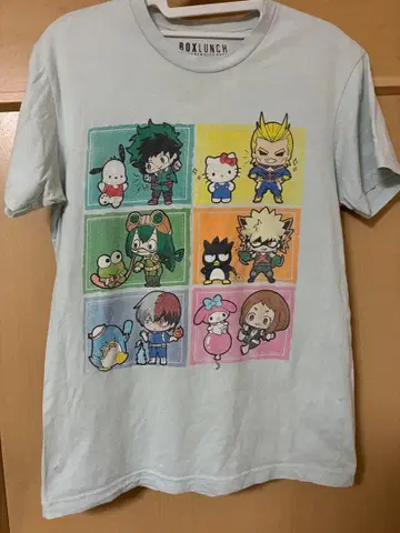 my hero academia 산리오 콜라보 T셔츠