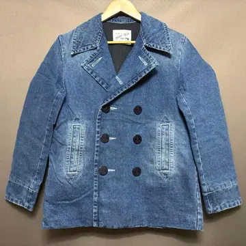 GLOBAL WORK 데님 피코트 6버튼