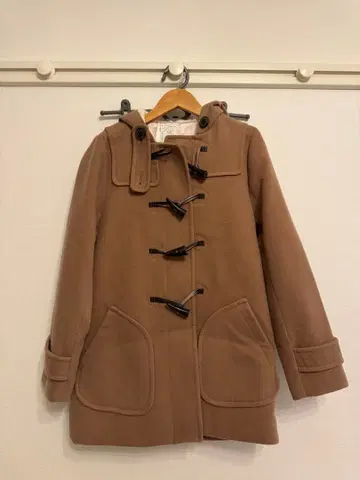 hyphen world gallery 더플 코트 브라운