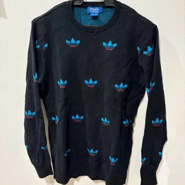 adidas 로고 스웨터 J/L 블랙 adidas originals