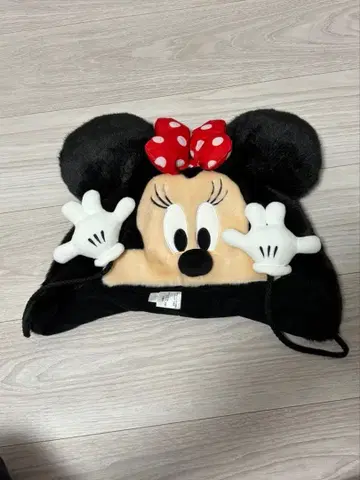 미니 마우스 인조 모피 모자
