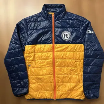 FILA 골프 다운 자켓 네이비/오렌지