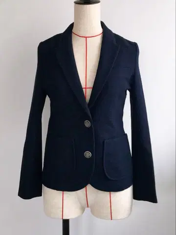 덴드로비움 테일러드 자켓 아바하우스 네이비 블레이저