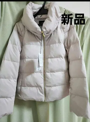 새상품 INTERPLANET 숏 다운 자켓 베이지 M