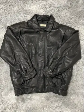 가죽 플라이트 자켓