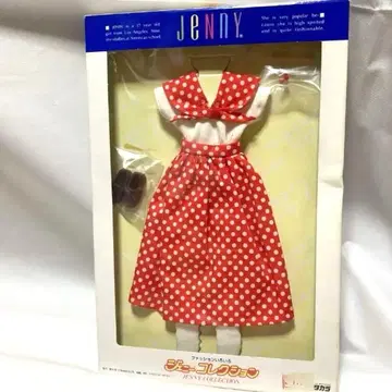 [ 새상품 ] 제니 세일러 카라 도트 무늬 원피스