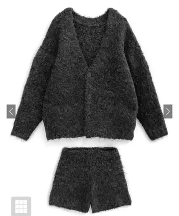 가디건 x 숏팬츠 모헤어 니트 셋업 [an1679]