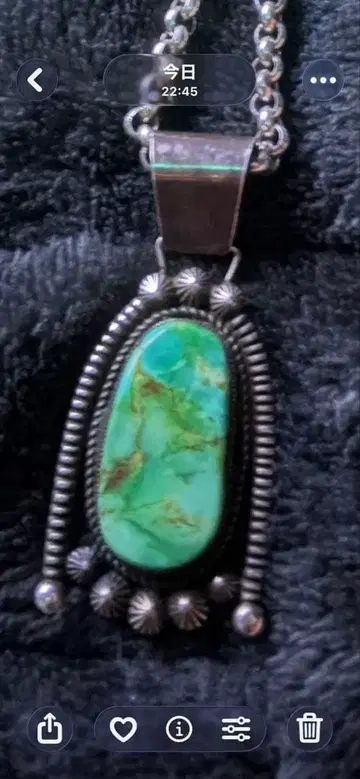 칼빈 마르티네스 C.MTZ 터콰이즈 펜던트 탑