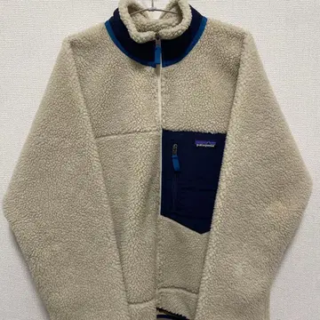 patagonia 플리스 자켓 크림/네이비 레트로X