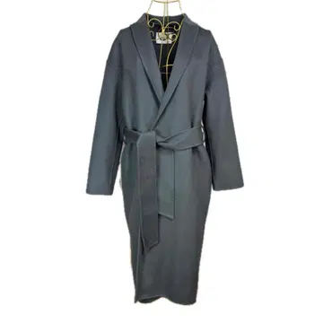 HAUNT 울 리버 코트 38 그레이