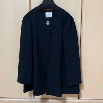 OHGA 노카라 자켓 네이비 F