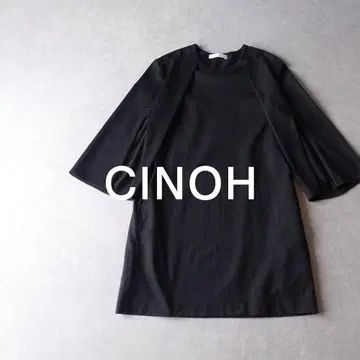 새상품급 치노 3만 슬릿 슬리브 드레스 T셔츠 티셔츠 CINOH