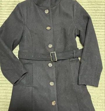 URBAN RESEARCH 어반 리서치 울 코트 블랙 하프 코트