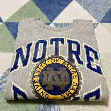 80s Champion 노트르담 리버스 위브 트리코 태그 L 사이즈