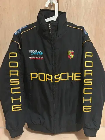 PORSCHE 포르쉐 F1 레이싱 자켓 블루종 자수