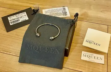 [ 미사용 새상품 ] ALEXANDER MCQUEEN 트윈 스컬 팔찌