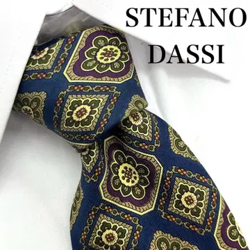 [ 새상품급 ] STEFANO 꽃 넥타이 하나뿐인 빈티지 수트 구제 의류