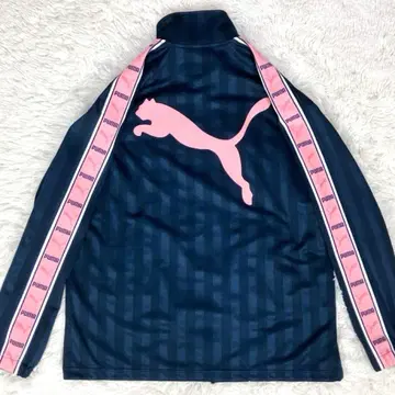 컨디션 최상 푸마 트랙 자켓 핑크 저리 Y2K 푸자 상의