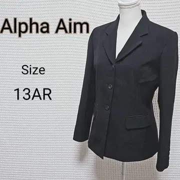 Alpha Aim 블랙 정장 자켓 13AR