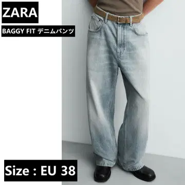 ZARA / BAGGY FIT 데님 팬츠 / EU 38