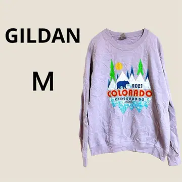 GILDAN 라벤더 맨투맨 M 2021년 콜로라도 디자인