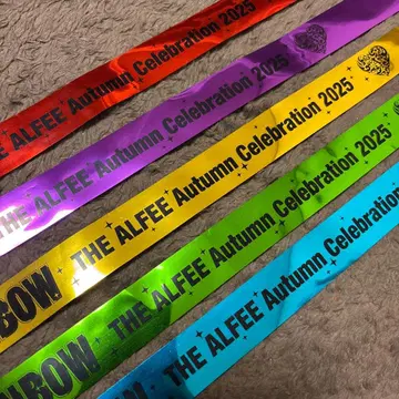 THE ALFEE 2025 가을 투어 은색 테이프 세트