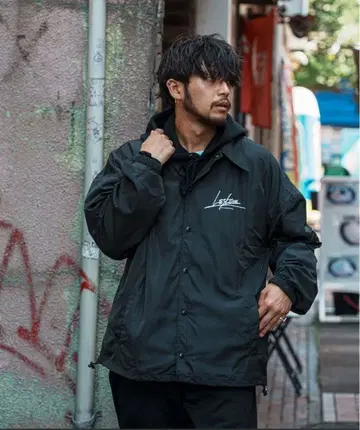 나일론 자켓 블랙