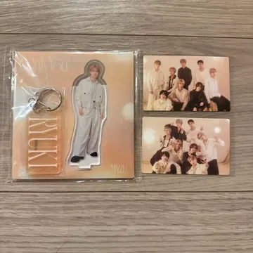 MAZZEL 아크릴 스탠드 포토 카드 류키