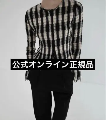 CLANE SHIRRING DESIGN BLOUSE 사이즈 1