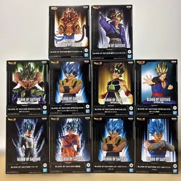 드래곤볼 BLOOD OF SAIYANS 피규어 10종 세트