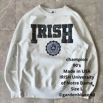 챔피언 90s 미국제 USA 파랑 자수 택 맨투맨 사이즈 L