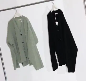 Attic 별주 Yoke 가디건 사이즈 4 그린