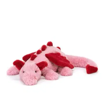 jellycat 하트 드래곤 빨간색 핑크 발렌타인 드래곤