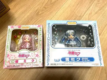 하츠네 미쿠 벚꽃 미쿠 유키 미쿠 피규어 세트
