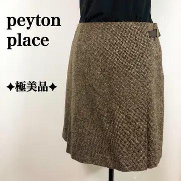 컨디션 최상 고급 실크 블렌드 peyton place 미니 스커트