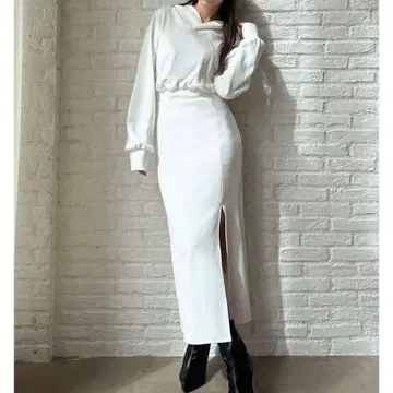 맨투맨 후디 원피스 RESEXXY