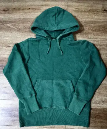 Champion 후가공 후드티 그린